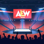 MJF Declares AEW the Ultimate Fan Experience After All In Success — AI-generated editorial illustration