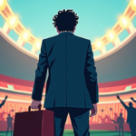 Mick Foley Urges UK Fans for Help Before AEW All In — AI-generated editorial illustration