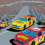Logano Leads Odds for Daytona’s Final Cup Race, Preece a Dark Horse — AI-generated editorial illustration