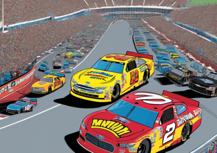 Logano Leads Odds for Daytona’s Final Cup Race, Preece a Dark Horse — AI-generated editorial illustration