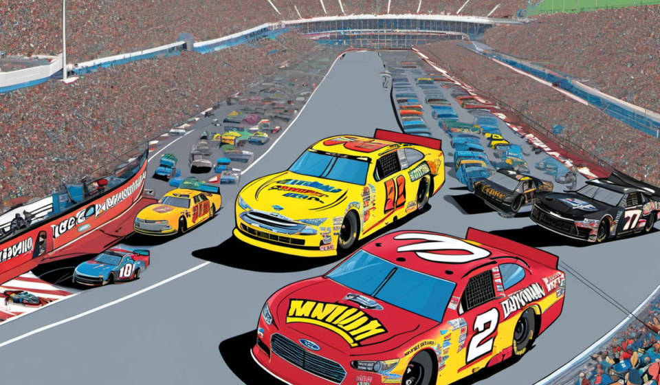 Logano Leads Odds for Daytona’s Final Cup Race, Preece a Dark Horse — AI-generated editorial illustration