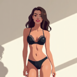 Lacy Lingerie Star Revealed: Guess the Hollywood Curvy Icon — AI-generated editorial illustration