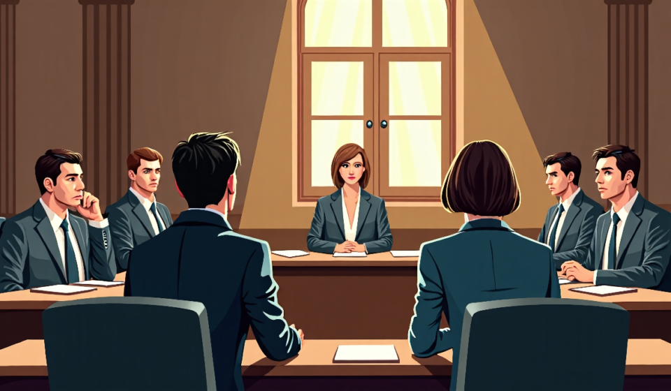 Lindsay Clancy’s Jury Deliberations: Fear, Hope, and the Verdict Ahead — AI-generated editorial illustration
