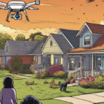 Drones Help Find Lost Pets in Southern California — AI-generated editorial illustration