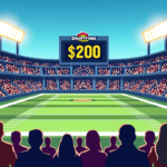 DraftKings Offers $200 Bonus for $5 Bet on College Football Week 0 — AI-generated editorial illustration