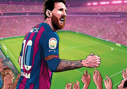Messi’s Four‑Goal Masterclass Propels Inter Miami to 7‑1 Victory — AI-generated editorial illustration