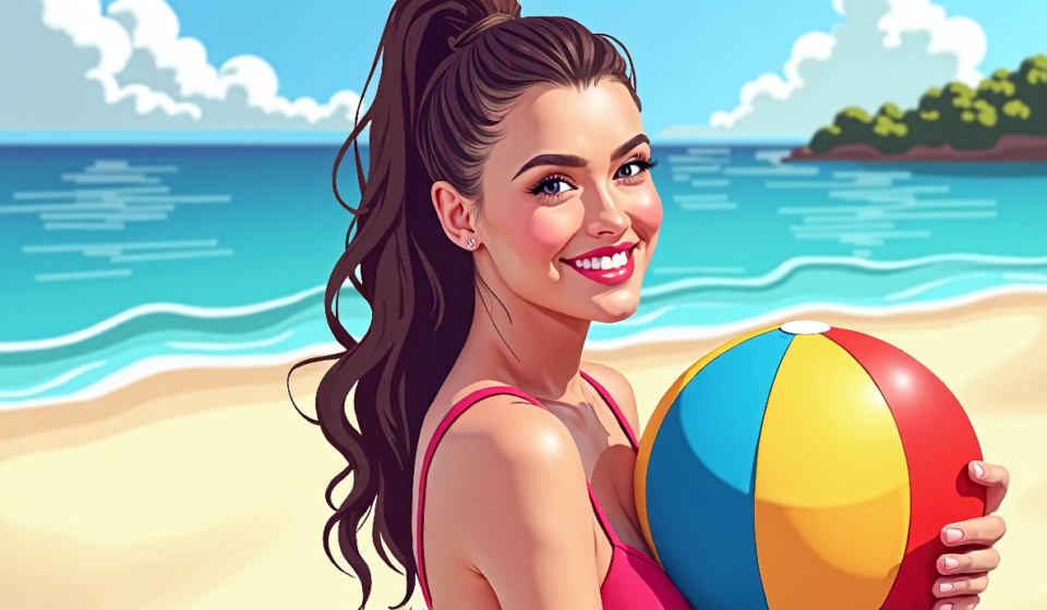 Erika Eleniak Earns $10 K/Week on OnlyFans, Fans Watch Closely — AI-generated editorial illustration