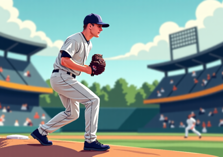 Yankees Rookie Shortstop Lombard Leaves Game with Knee Discomfort — AI-generated editorial illustration