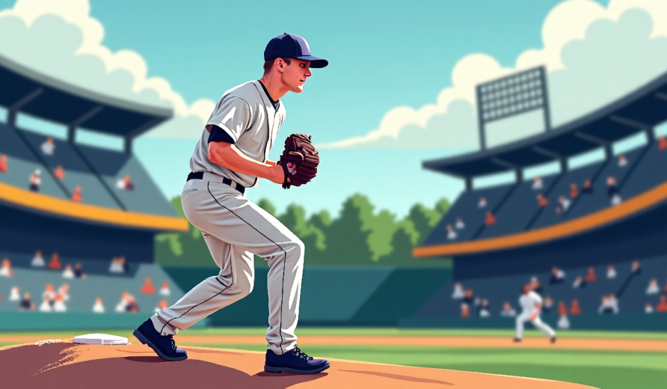 Yankees Rookie Shortstop Lombard Leaves Game with Knee Discomfort — AI-generated editorial illustration