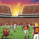 USC Trojans Rely on Freshman Firepower to Beat San Jose State — AI-generated editorial illustration