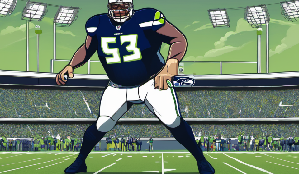 Seahawks Secure Leonard Williams with 3‑Year Extension — AI-generated editorial illustration