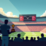 2026 College Football: Bold Predictions for CFP, Rivalries & Heisman — AI-generated editorial illustration