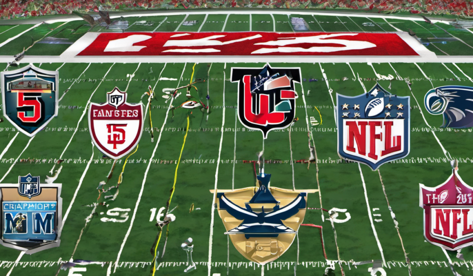 From the Periphery to the Podium: College Football Teams That Defied Preseason Rankings — AI-generated editorial illustration