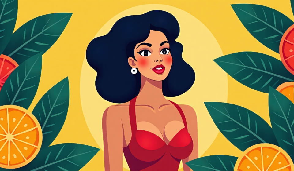 Carmen Electra’s Fruit‑Flecked Photo Shoot Sparks Weekend Buzz — AI-generated editorial illustration