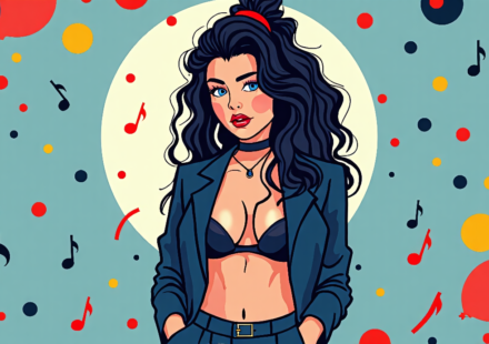 Bebe Rexha Celebrates 37th Birthday with Hot Shots and New Music — AI-generated editorial illustration