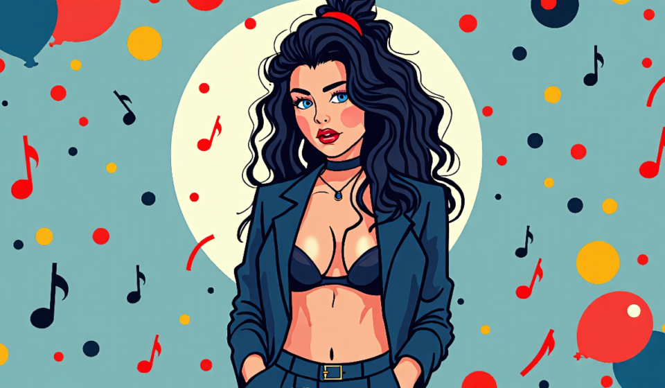 Bebe Rexha Celebrates 37th Birthday with Hot Shots and New Music — AI-generated editorial illustration