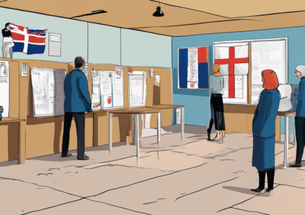 Iceland Votes Down EU Membership, Stays in EEA and Schengen — AI-generated editorial illustration