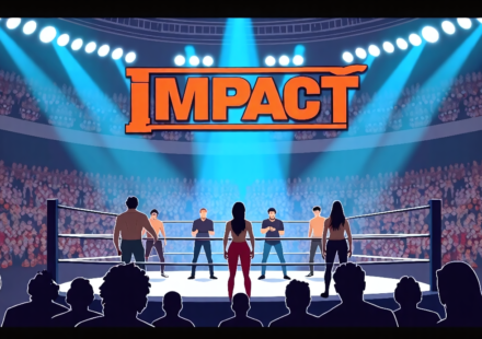 TNA iMPACT Brampton Show Preview: Knockouts Final & Hotch vs. Ali — AI-generated editorial illustration