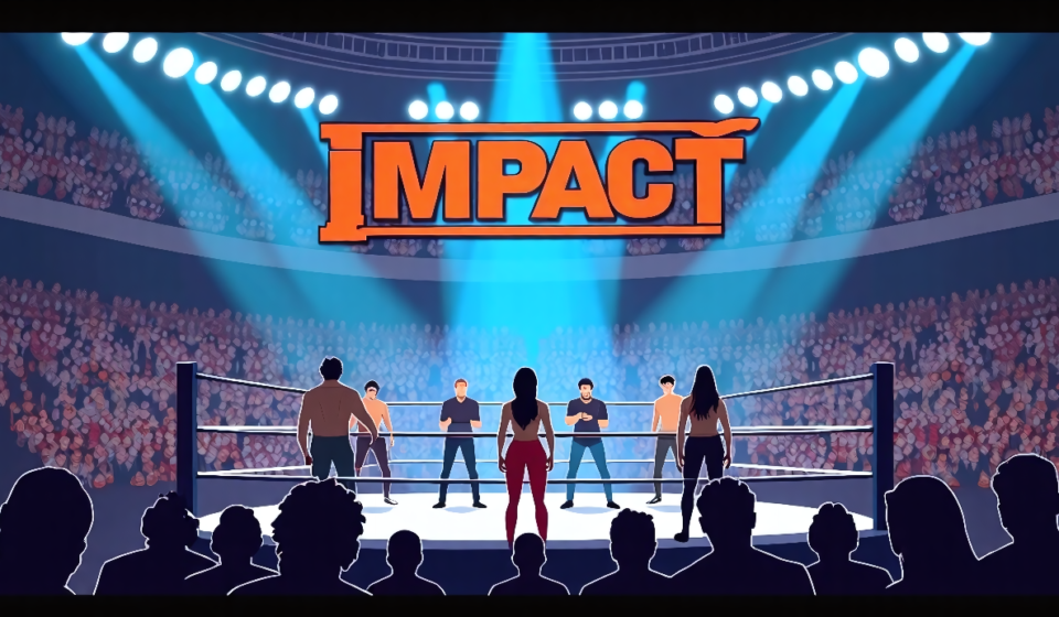 TNA iMPACT Brampton Show Preview: Knockouts Final & Hotch vs. Ali — AI-generated editorial illustration