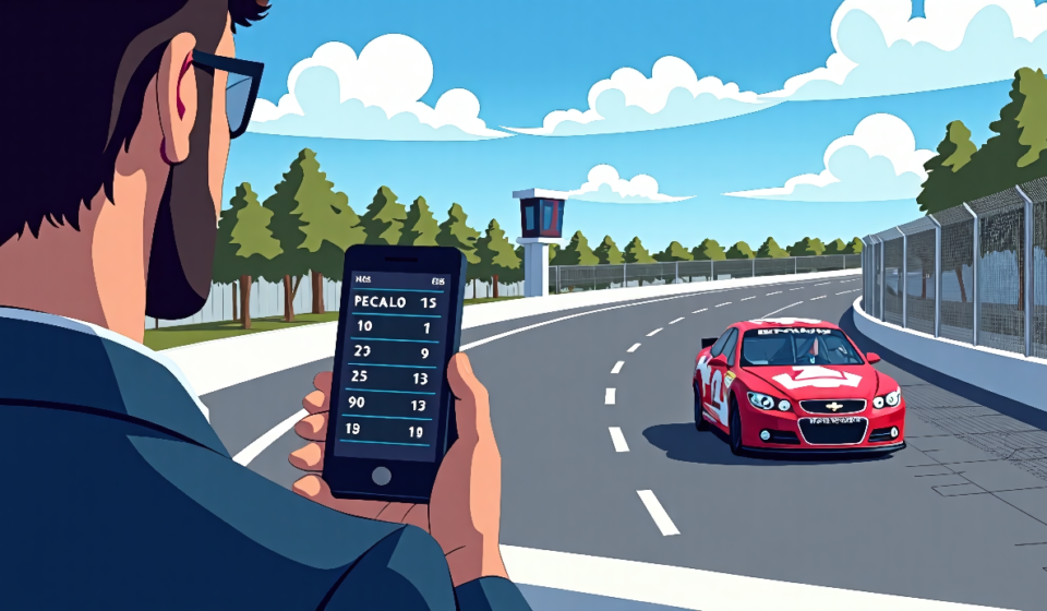 Master NASCAR Betting: Top Sites, Apps, and Winning Strategies — AI-generated editorial illustration