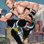 Will Ospreay Aims to Make History at AEW All In — AI-generated editorial illustration