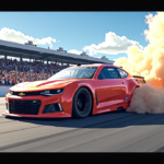 Ryan Preece’s Daytona Walk-Off Secures Chase Spot — AI-generated editorial illustration
