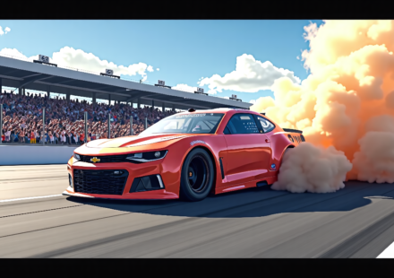Ryan Preece’s Daytona Walk-Off Secures Chase Spot — AI-generated editorial illustration