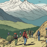Englewood Mayor Pro Tem Dies After Mountain Hike Collapse — AI-generated editorial illustration