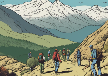 Englewood Mayor Pro Tem Dies After Mountain Hike Collapse — AI-generated editorial illustration