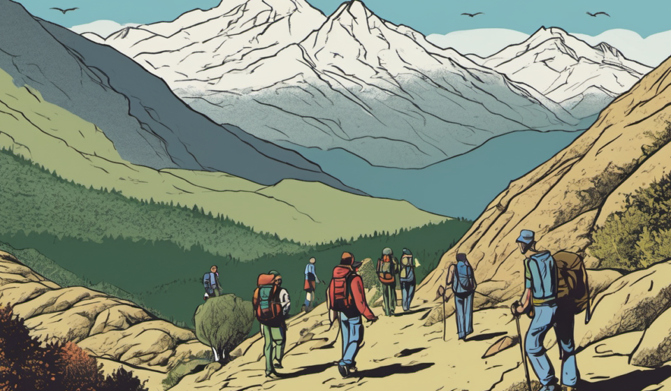 Englewood Mayor Pro Tem Dies After Mountain Hike Collapse — AI-generated editorial illustration