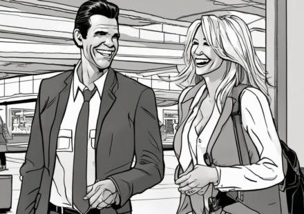 Heather Locklear and Lorenzo Lamas: A Romance That Arrived at the Perfect Moment — AI-generated editorial illustration