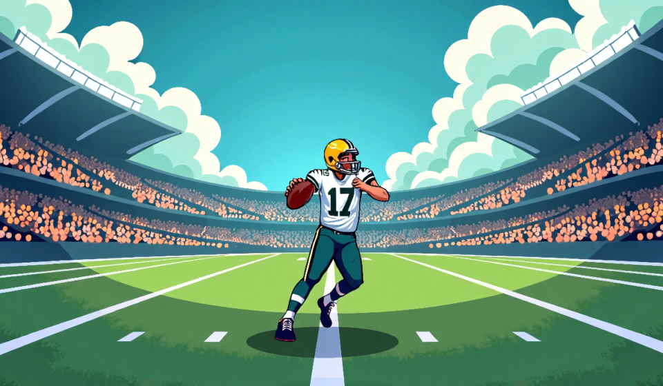 Dolphins Acquire QB Kyle McCord From Packers — AI-generated editorial illustration