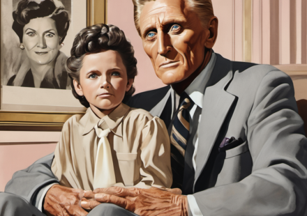 Kirk Douglas’s Will Secures Catherine Zeta‑Jones’s Future — AI-generated editorial illustration