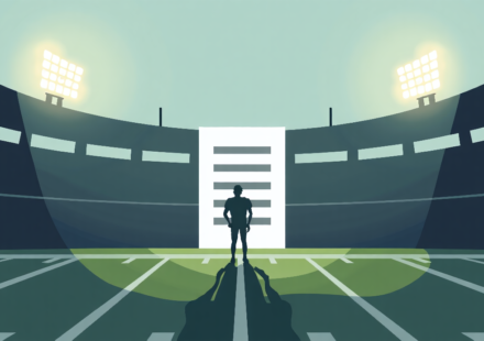 Packers RB Josh Jacobs Starts 2026 Season on Commissioner's Exempt List — AI-generated editorial illustration
