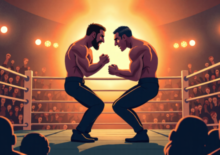 Vanity Project Claims Dual Titles at NXT Heatwave 2026 — AI-generated editorial illustration