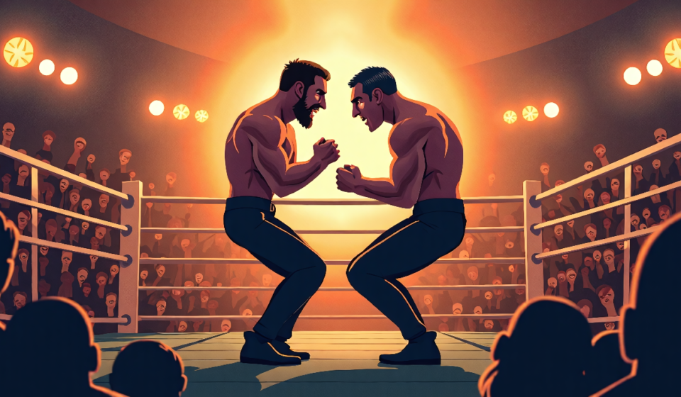 Vanity Project Claims Dual Titles at NXT Heatwave 2026 — AI-generated editorial illustration