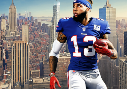 Odell Beckham Jr. Set to Join Giants’ 53‑Man Roster — AI-generated editorial illustration
