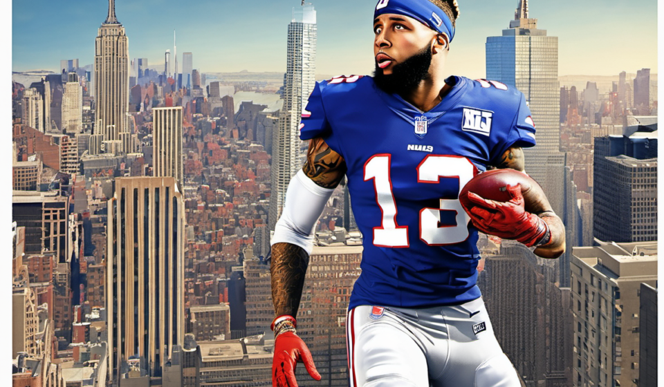 Odell Beckham Jr. Set to Join Giants’ 53‑Man Roster — AI-generated editorial illustration