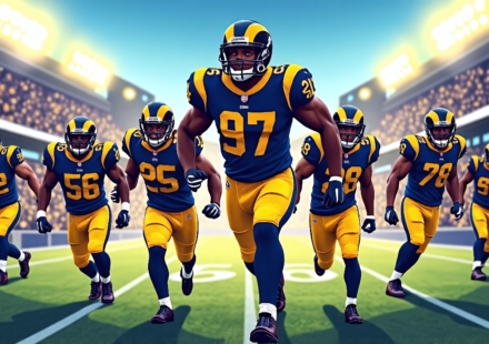 Rams Rank Among NFL's Top 10 Rosters Since 2000 — AI-generated editorial illustration