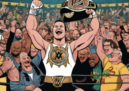 Grayson Waller Wins NXT Championship at Heatwave 2026 — AI-generated editorial illustration