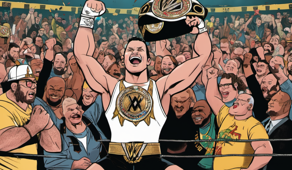 Grayson Waller Wins NXT Championship at Heatwave 2026 — AI-generated editorial illustration