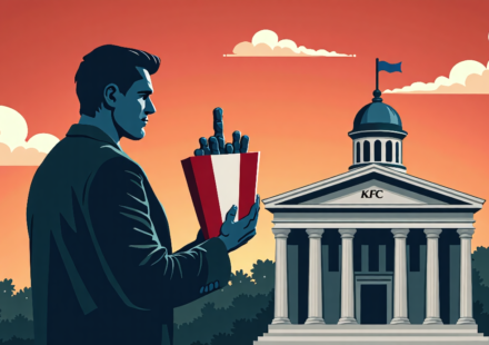 Milo Yiannopoulos Reacts to ICE Arrest, Fires Back at Louisiana — AI-generated editorial illustration