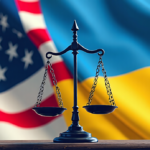 U.S. Aid to Ukraine Scrutinized Amid Corruption Probe — AI-generated editorial illustration