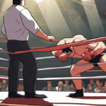 Kevin Owens Appears to Suffer Knee Injury After WWE House Show — AI-generated editorial illustration