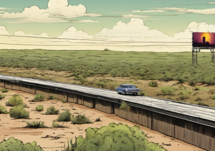 California's High Cost of Living Drives Digital Brands Group to Texas — AI-generated editorial illustration