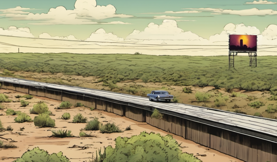 California's High Cost of Living Drives Digital Brands Group to Texas — AI-generated editorial illustration