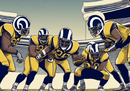 Rams Stay Favored as Aaron Donald Returns in 2026 Super Bowl Odds — AI-generated editorial illustration