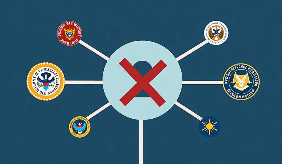 Duffy Announces Multi‑Agency Fraud Crackdown with DHS, DOJ, ICE — AI-generated editorial illustration