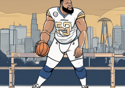 Aaron Donald’s Final Act: A Rams Reunion That Could Mirror MJ’s Legacy — AI-generated editorial illustration