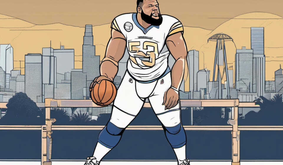 Aaron Donald’s Final Act: A Rams Reunion That Could Mirror MJ’s Legacy — AI-generated editorial illustration